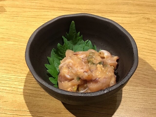 イカの青唐味噌