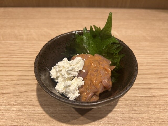 塩辛クリームチーズ