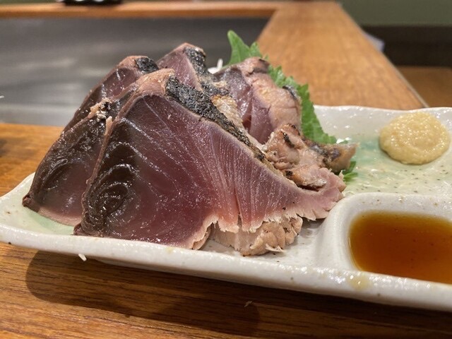 初カツオ塩たたき