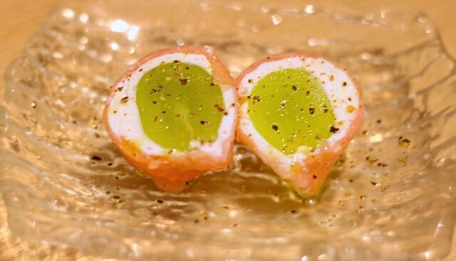 マスカット&チーズ生ハム巻き