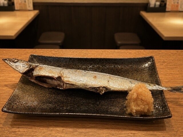 秋刀魚の塩焼き